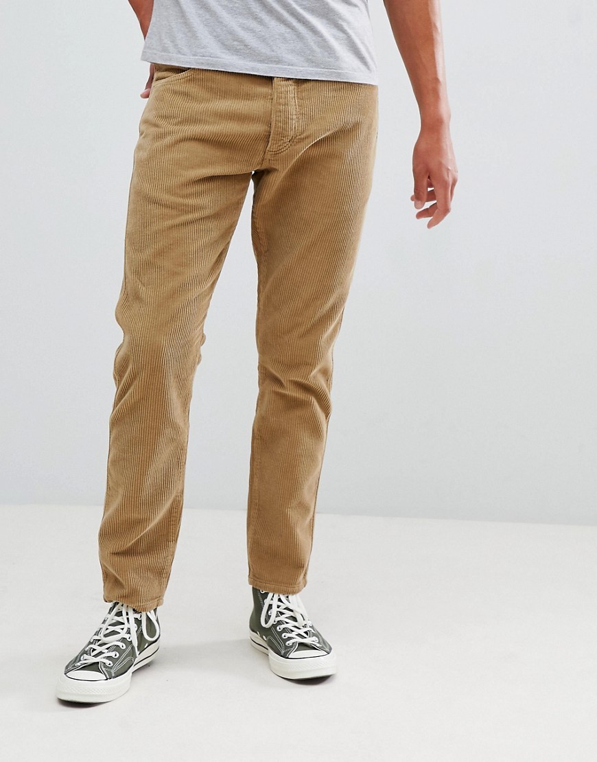 tapered cord trousers