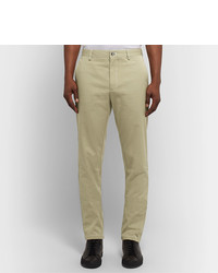 Burberry Slim Fit Cotton Twill Trousers