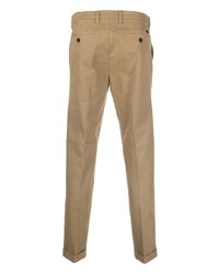 Fay Stretch Cotton Tapered Chino Trousers