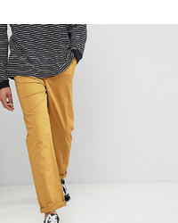 ASOS DESIGN Tall Relaxed Chinos In Mustard