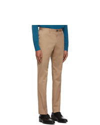 Ps By Paul Smith Tan Chino Slim Trousers