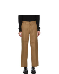 Andersson Bell Tan Double Knee Wide Trousers