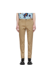 Ps By Paul Smith Tan Slim Chino Trousers