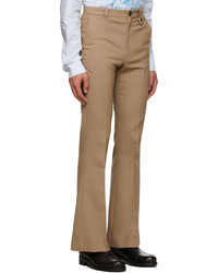EGONlab Tan Wool Sami Tailored Trousers