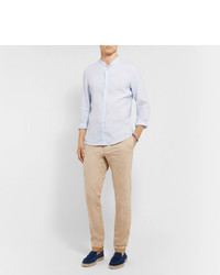 Tod's Tapered Solaro Cotton Blend Twill Trousers