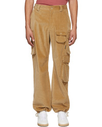 Palm Angels Brown Corduroy Cargo Pants