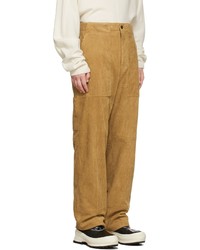 Wooyoungmi Brown Baggy Carpenter Trousers