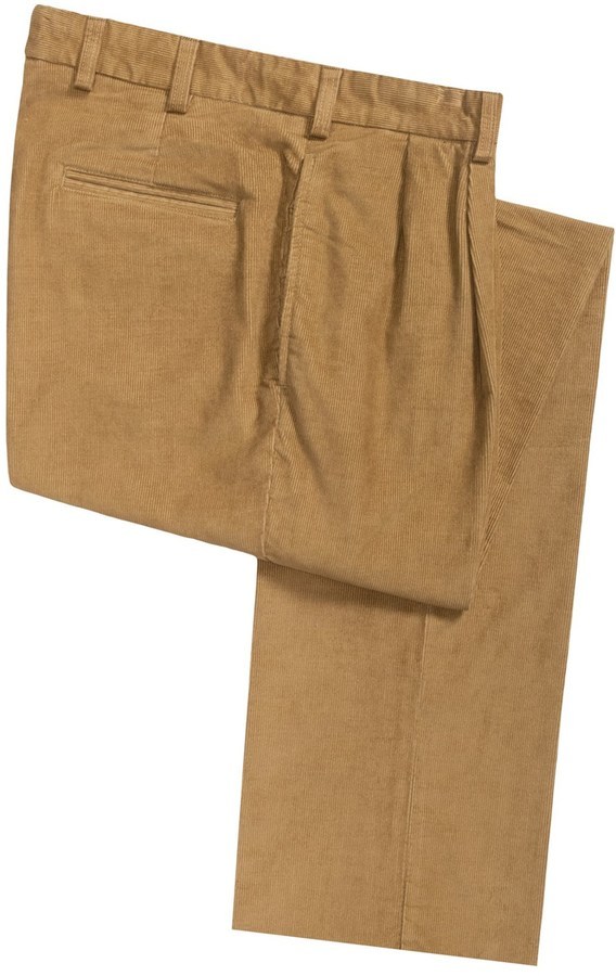 khakis with pleats