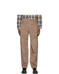 Phipps Taupe Corduroy Studded Trousers