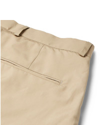Acne Studios Beige Boston Slim Fit Cotton Suit Trousers