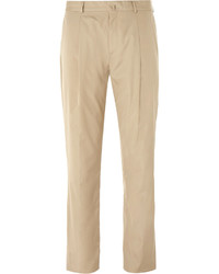 Acne Studios Beige Boston Slim Fit Cotton Suit Trousers