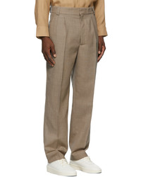 Fear Of God Beige Double Pleated Tapered Trousers