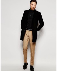 Asos Brand Skinny Suit Pants In Camel