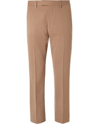 Gucci Button Detailed Cotton And Wool Blend Drill Trousers