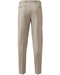 Apt. 9 Slim Fit Solid Tan Suit Pants