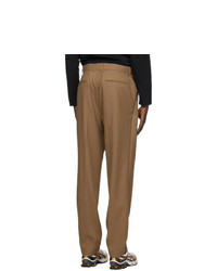 We11done Tan Slim Fit Trousers