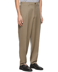 Lemaire Taupe Tapered Trousers