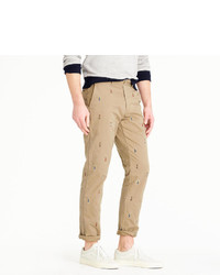 J.Crew 770 Straight Fit Chino With Embroidered Lighthouses