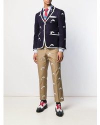 Thom Browne Dolphin Half Drop Chino Trousers