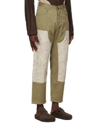 Karu Research Green Double Knee Jeans