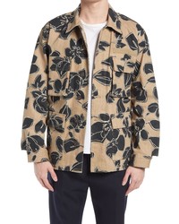 Closed Floral Field Jacket