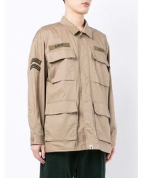 A Bathing Ape Logo Patch Concealed Shirt