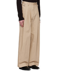 System Beige Trousers