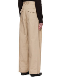 System Beige Trousers