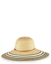 Yestadt Millinery Luna Striped Wide Brim Sun Hat