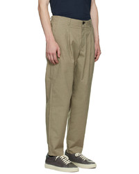 Ps By Paul Smith Brown Double Pocket Trousers
