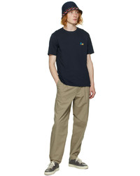Ps By Paul Smith Brown Double Pocket Trousers