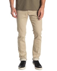 John Varvatos Star USA Bowery Straight Jeans In Sandstone At Nordstrom