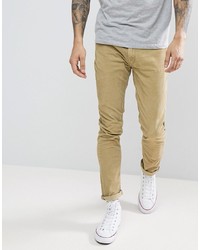 Rollas Cord Jeans In Camel