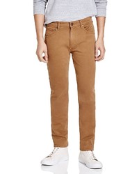 Paige Federal Slim Fit Jeans In Copper Tan