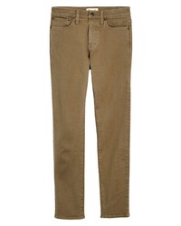 Madewell Gart Dyed Slim Jeans In Olive Tree At Nordstrom