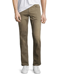 John Varvatos Star Usa Bowery Slim Straight Denim Jeans Oat