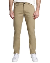 Jachs Straight Fit Stretch Cotton Flex Pants In Khaki At Nordstrom