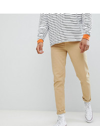 ASOS DESIGN Tall Tapered Jeans In Stone