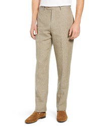 John W. Nordstrom Torino Solid Linen Trousers, $169