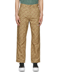 thisisneverthat Khaki Printed Carpenter Trousers
