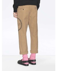 Gucci Ouroboros Print Chino Trousers