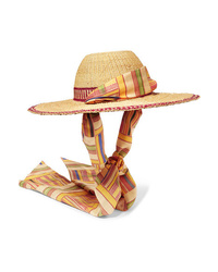 Margherita X Cambiaghi X OAfrica Med Printed Straw Hat