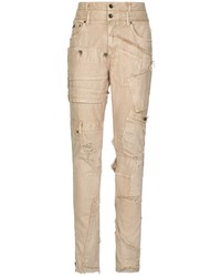 Dolce & Gabbana Deconstructed Ankle Zip Jeans