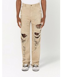 Dolce & Gabbana Distressed High Waisted Jeans