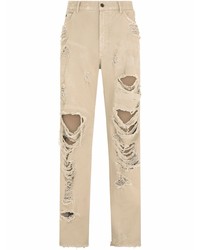 Dolce & Gabbana Distressed High Waisted Jeans