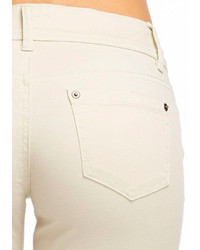 Twill Double Button Skinny Pant