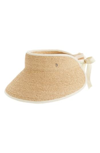 Helen Kaminski Mita Packable Raffia Visor, $210 | Nordstrom