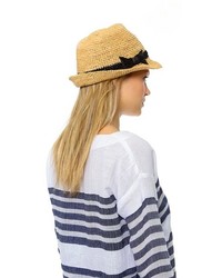 Kate Spade New York Packable Straw Fedora