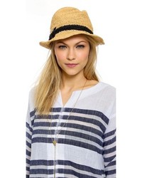 Kate Spade New York Packable Straw Fedora