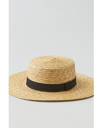 American Eagle Outfitters O Straw Boater Hat